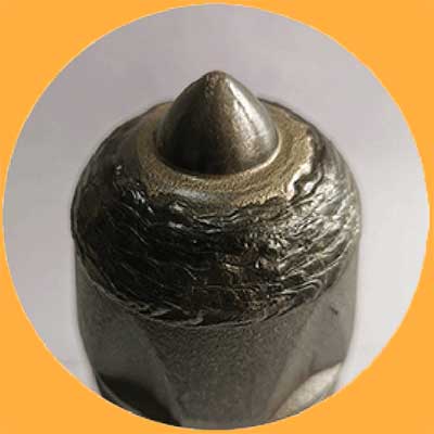 hard alloy applied cobble fat body bullet teeth